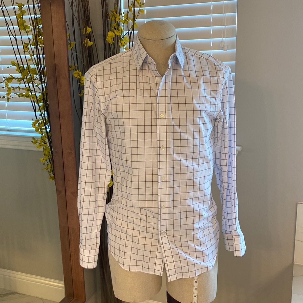 Banana Republic Dress Shirt Slim Non-Iron Small